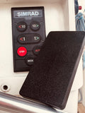 Simrad autopilot controller with protective sun cover